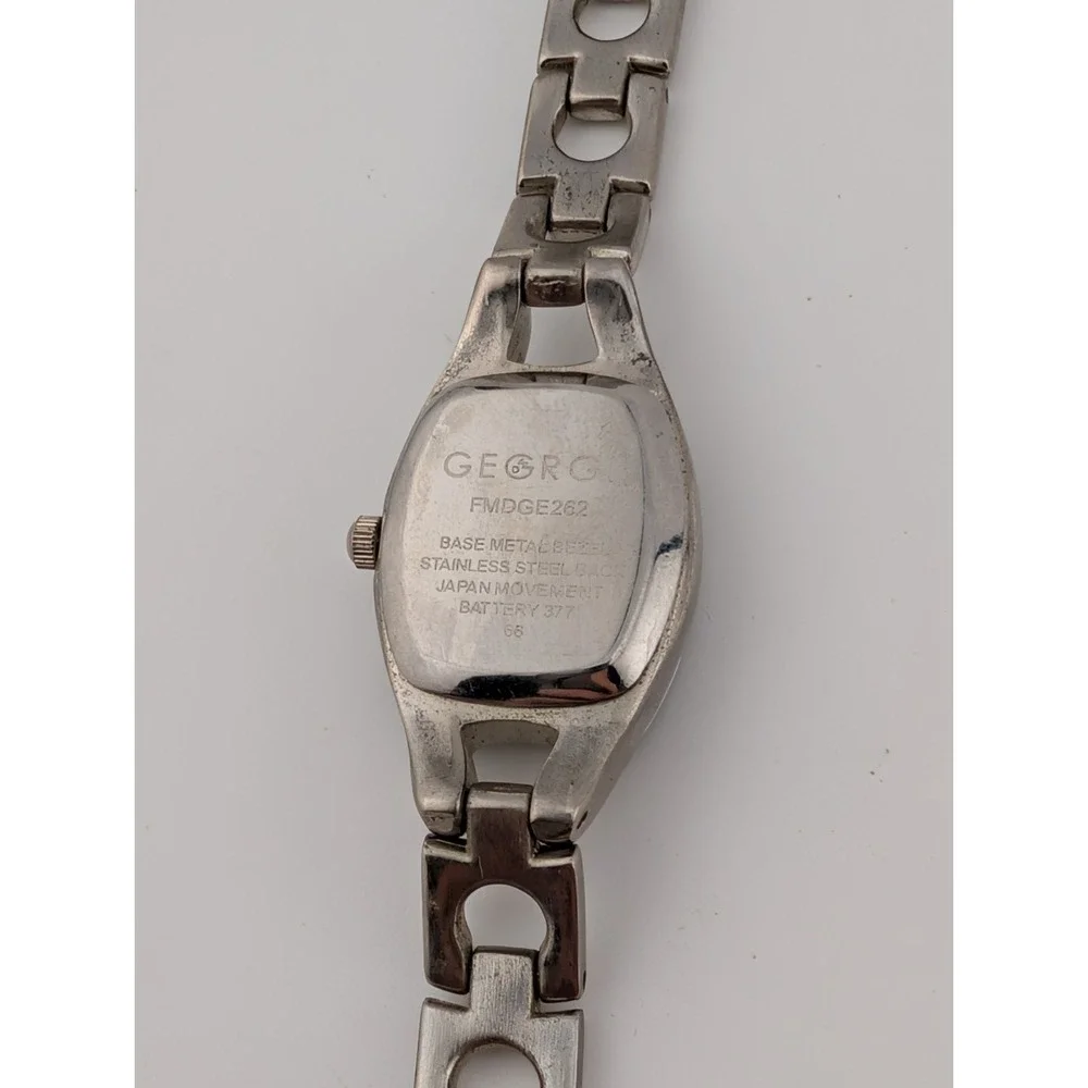 George Watch‎ Women 20mm Case Black Dial Silver 7